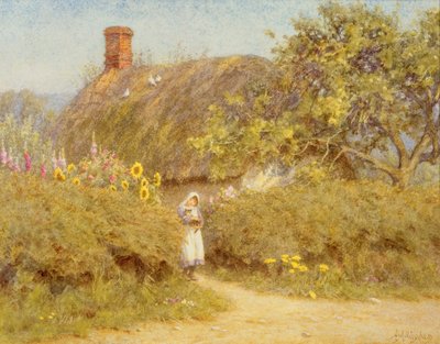 A Surrey Cottage by Helen Allingham